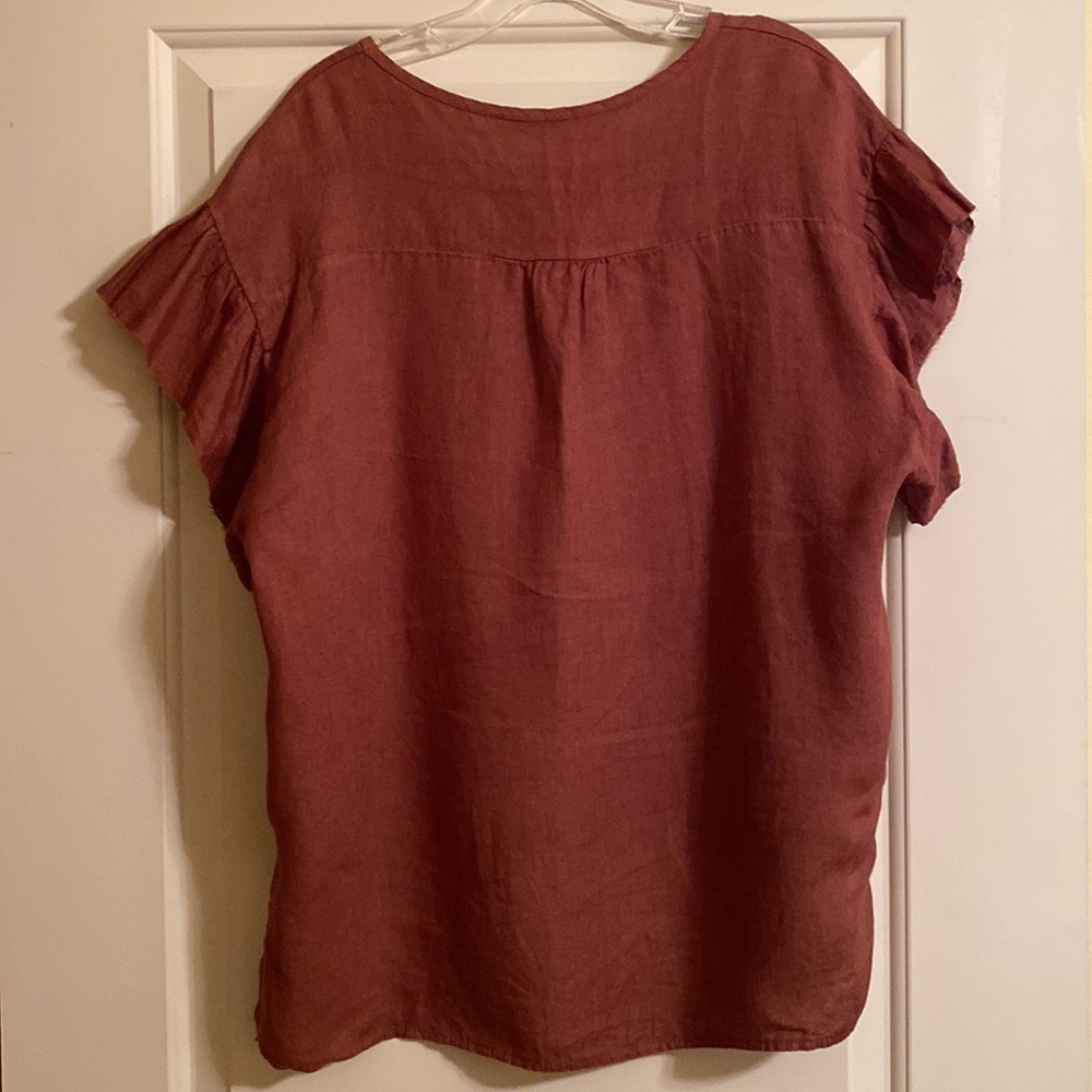 Women's Rust Top - Picture 2 of 8
